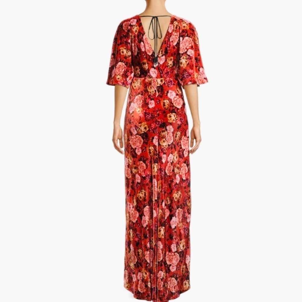 Johnny Was silk blend velvet maxi dress NWT - Picture 8 of 11